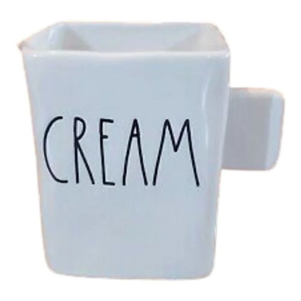 Rae Dunn Cream Square Rae Dunn By Magenta CREAM Canister Farmhouse